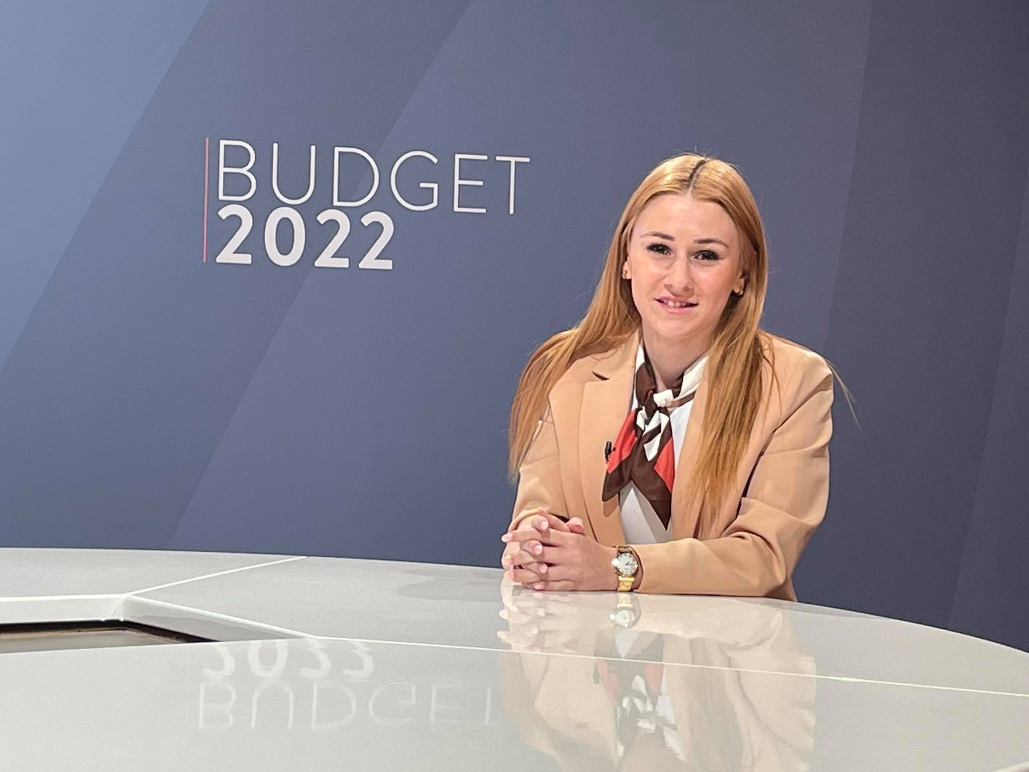 Cressida Galea waqt id-diskussjoni tal-Budget 2022 fil-Parlament
